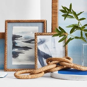 Williams Sonoma Beverly Wicker Chain Link Object